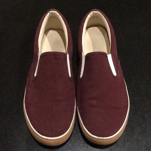 H&M Maroon Slip Ons